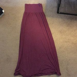 Purple/Maroon Long Skirt